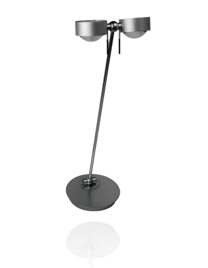 Top Light Leuchten Puk Table Twin LED Lichtfarbe weiß - Chrome