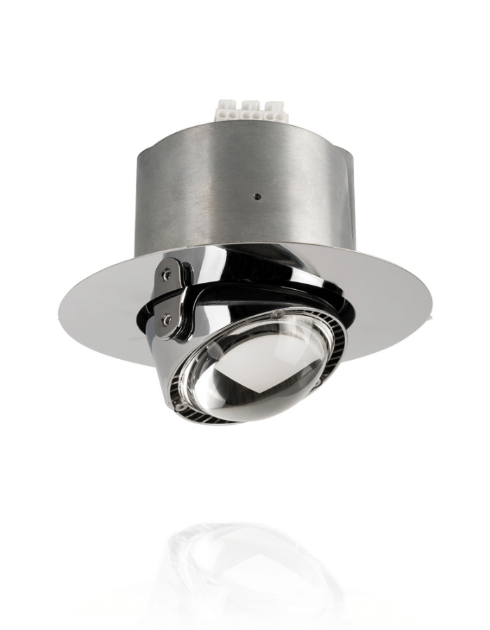 Top Light Leuchten Puk Inside Round LED Lichtfarbe weiß - Chrome