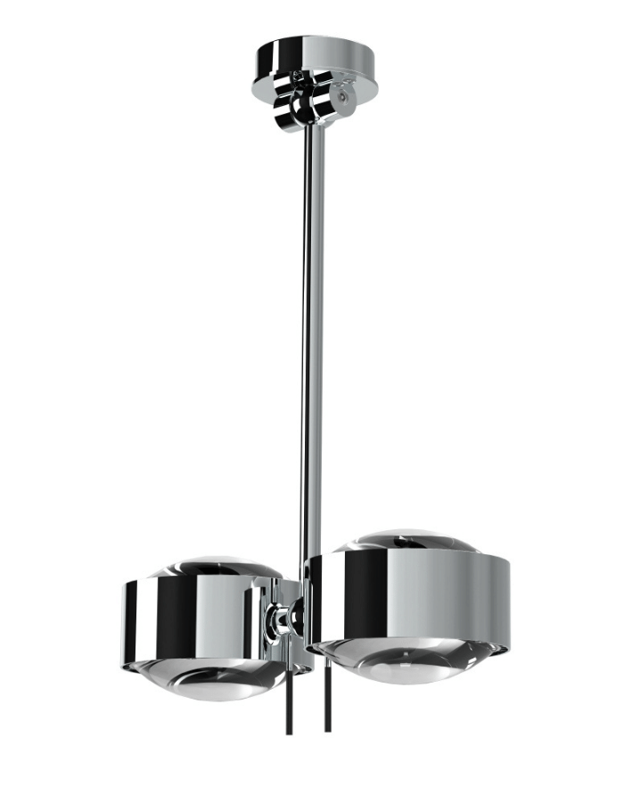 Top Light Leuchten Puk Maxx Wing Twin Ceiling LED Lichtfarbe weiß - Chrome